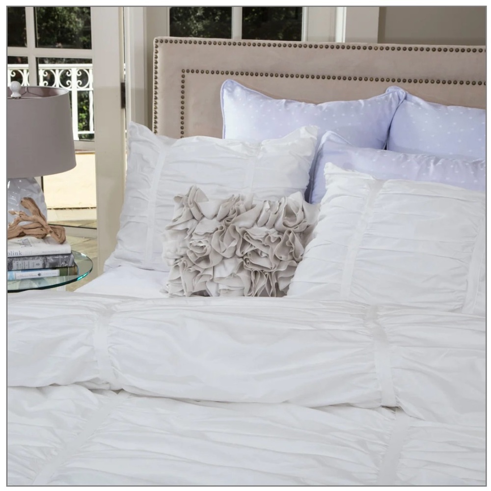 CRANE & CANOPY MIRABEL RUCHED EURO SHAMS